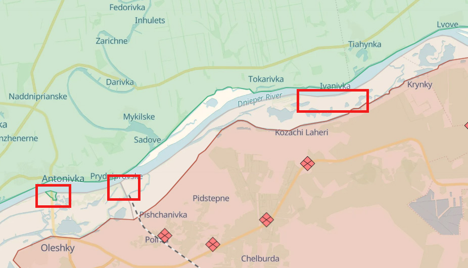 Ukrainian Armed Forces has three bridgeheads for offensive on left bank of Kherson region